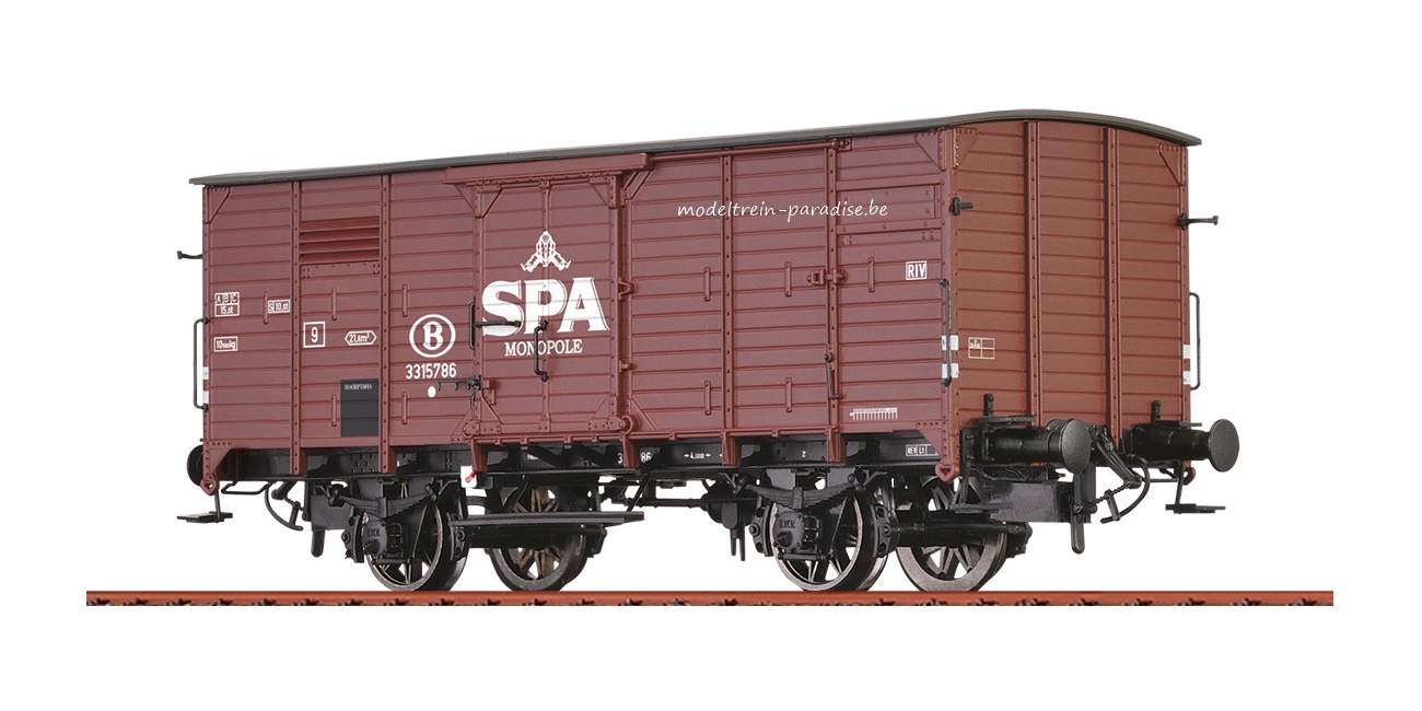 49886 ... SNCB … Goederenwagen  ,, SPA Monopole\'\' .. tp III