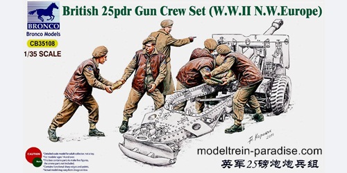 35108 ... British 25pdr Gun crew set