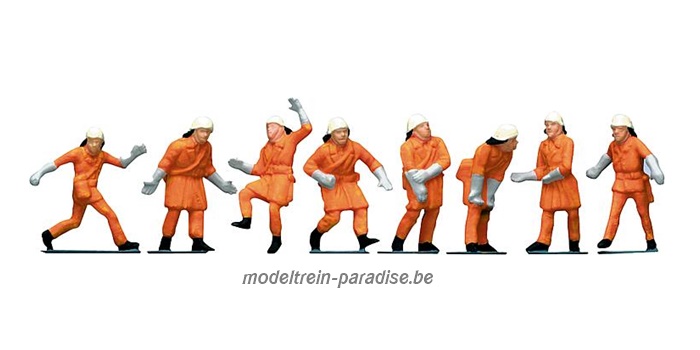 151036 ... Feuerwehrleute, Uniform orange