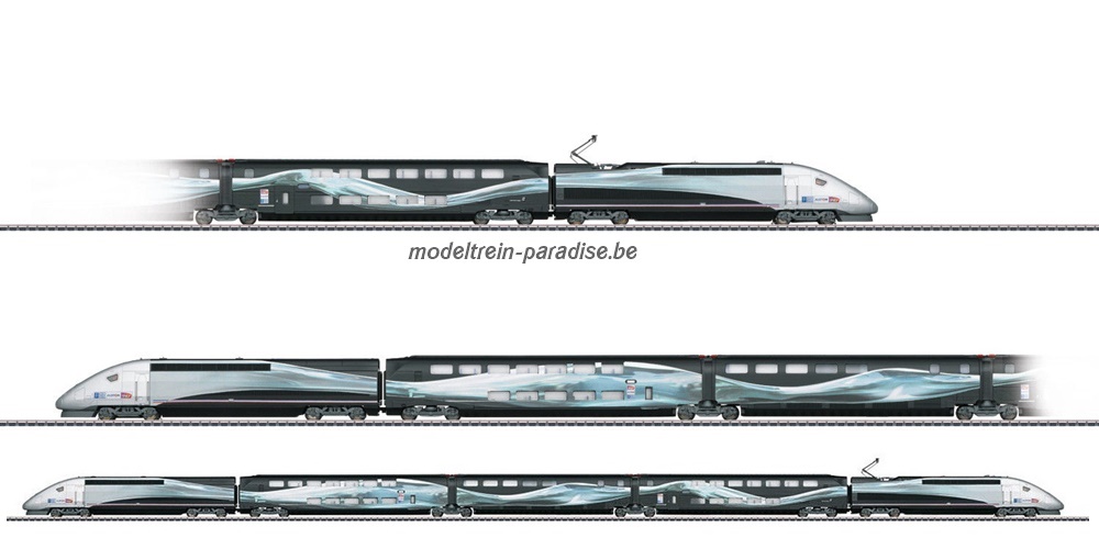 37797 ... TGV … Duplex wereldrecord 2007 .. tp VI, Modeltrein Paradise